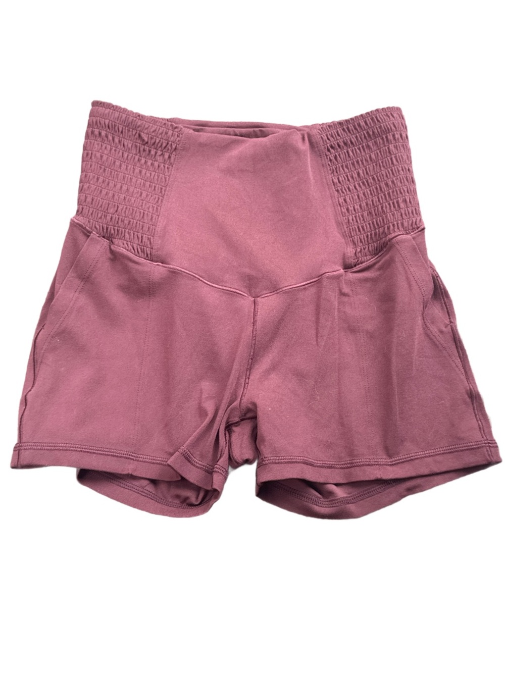Aerie Offline Real Me High Rise Shorts Medium Chocolate Brown 3” Inseam